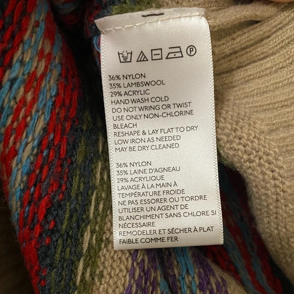 O'Hanlon Mills Urban Outfitters Wool Knit Cabincore Sweater - Picture 5 of 5